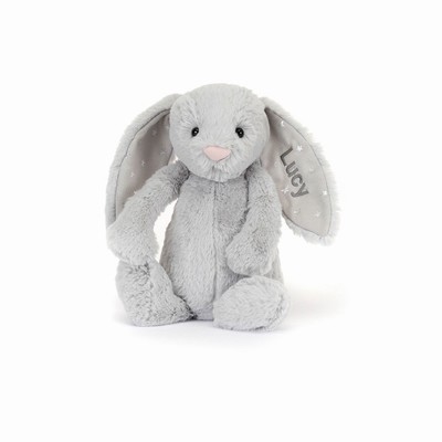 Jellycat Bashful Shimmer Bunny Medium New Zealand | VWOLZ9083